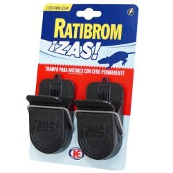 RATIBROM ZAS PACK 2 TRAMPAS RATONES