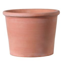 MACETA CILINDRO 43 CM. BARRO WHITE GARDEN